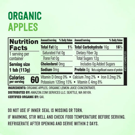 Organic Baby Food Fruit Variety Pack, 4 oz, Pack of 12