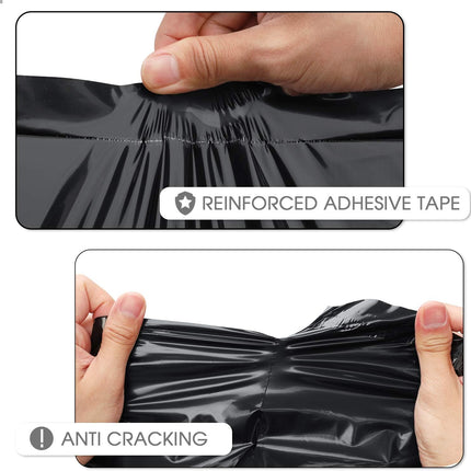 Black 10x13 Poly Mailers, 100 Count