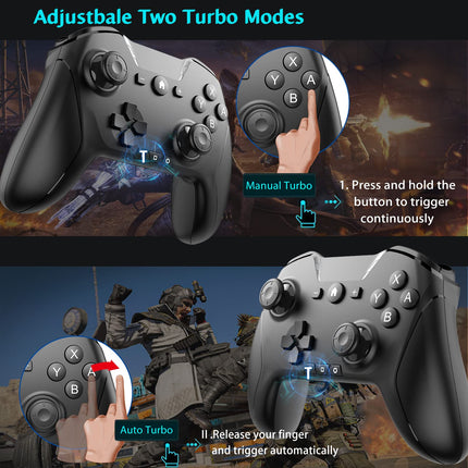 Wireless Bluetooth Game Controller with Phone Clip