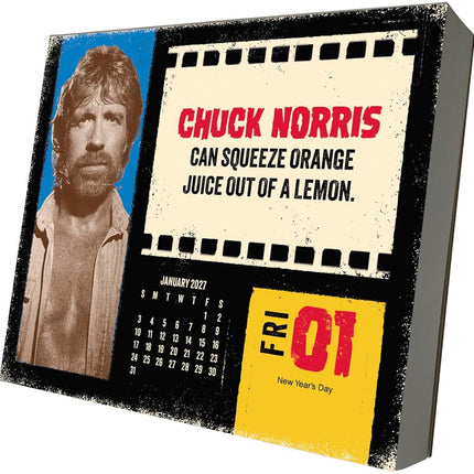 2027 Chuck Norris Day-at-a-Time Calendar