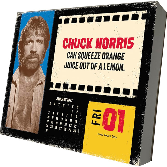 2027 Chuck Norris Day-at-a-Time Calendar