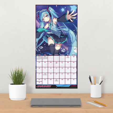 SourceToHome FuenteACasa 2027 Hatsune Miku Wall Calendar — Home & Lifestyle