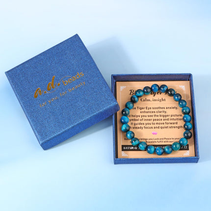 SourceToHome FuenteACasa AD Beads 4mm6mm8mm10mm Handmade Bracelet - Natural Gemstone — Home & Lifestyle