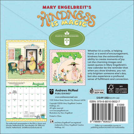 Mary Engelbreit's Kindness is Magic 2027 Mini Wall Calendar