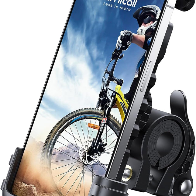 Bike and Motorcycle Phone Holder Handlebar Clamp