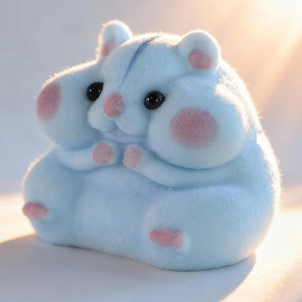 Blue Squishy Hamster Fidget Toy