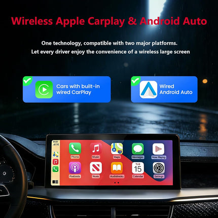 9.03" HD CarPlay Screen for Apple CarPlay & Android Auto