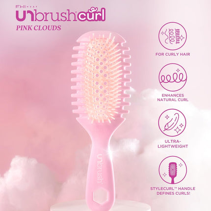 UNbrush Curl Defining Brush - Pink Clouds