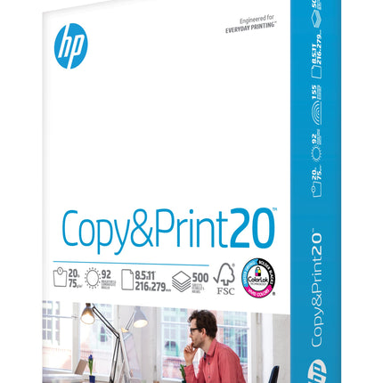 8.5 x 11 Copy & Print Paper, 20 lb, 500 Sheets, 92 Bright