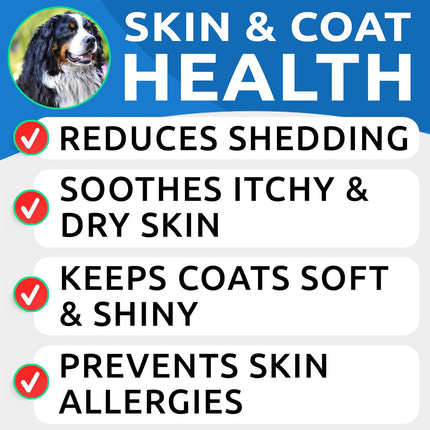 Omega 3 Fish Oil Treats for Dogs, 360 Count