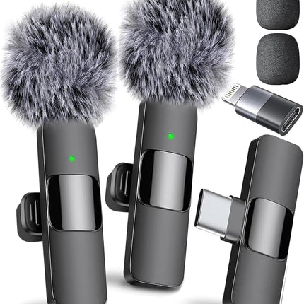 Wireless Mini Lavalier Microphone with Clear Voice