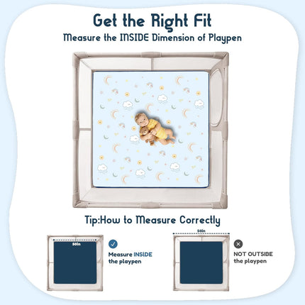 1.3-Inch Thick Foam Baby & Toddler Floor Play Mat