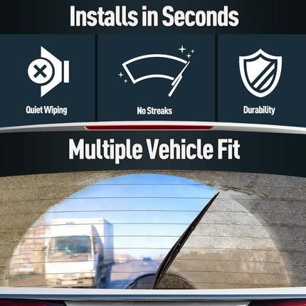 Rear Wiper Blade, All-Season Direct Fit Replacement