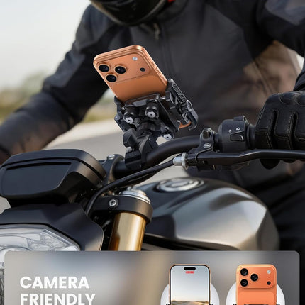 Motorcycle & Bike Phone Mount with Vibration Dampener for 6-7.2 in Phones