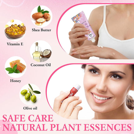 24-Set Mother's Day Hand Cream and Lip Balm Gifts