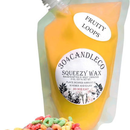 Large Squeeze Soy Wax Melt, 3 oz, Fruity Loops