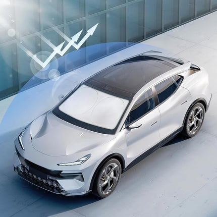 Double-Layer Car Windshield Sunshade