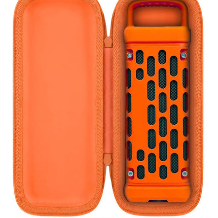 Orange Shockproof Hard Carrying Case with Handle for Ranger Loud Outdoor Bluetooth 5.4 Speaker
