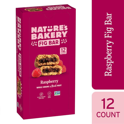 Raspberry Whole Wheat Fig Bars, 12 Twin Packs