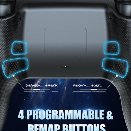 LED Wireless Gaming Controller with Hall Effect Joystick and Trigger