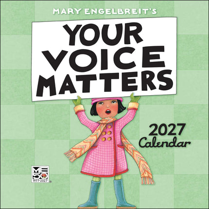 SourceToHome FuenteACasa Mary Engelbreit's Your Voice Matters 2027 Wall Calendar — Home & Lifestyle