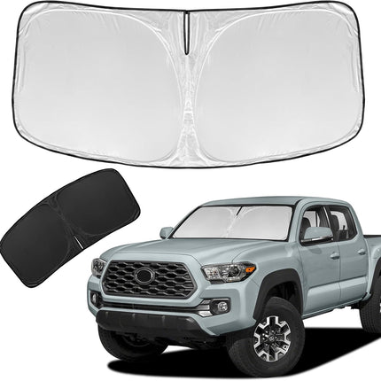 2016-2026 Pickup Windshield Sun Shade, 4-Layer Custom Fit