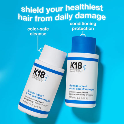 Damage Shield Wash Care Set | Full-Size Color-Safe Protective Shampoo + Conditioner