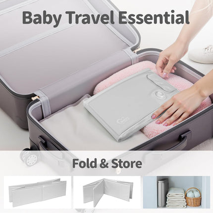 Collapsible Portable Baby Bathtub for 6M-3Y Toddlers