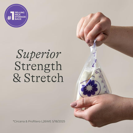 Breastmilk Storage Bags, 100 Count, 6 oz