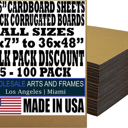 AuraHaus CasaAura 24x30 Large Cardboard Sheets Target Backer 10 Pack 3/16" Thick — Home Decor & Ambiance