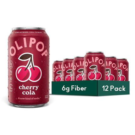 HomeChef ChefDelHogar OLIPOP Prebiotic Soda Pop, Cherry Cola, Pantry Pack Packed with Prebiotics — Kitchen & Home