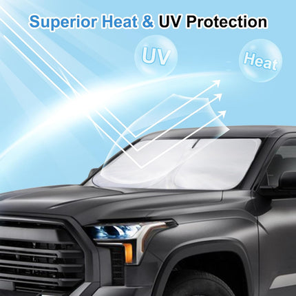 Custom-Fit Windshield Sun Shade for 2021-2026 Vehicles