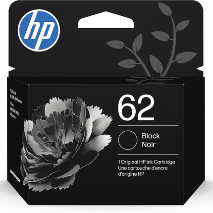 62 Black Ink Cartridge for Select Envy, OfficeJet & Mobile Printers