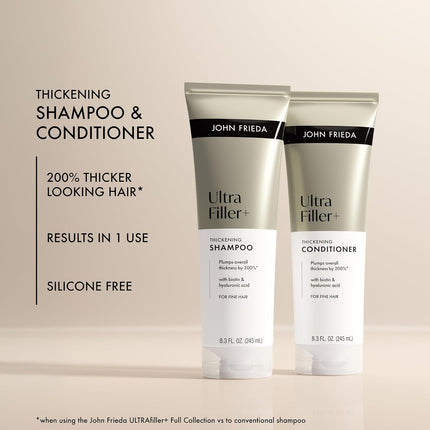 ULTRAfiller+ Thickening Shampoo and Conditioner Set for Fine Hair, 8.3 fl oz, Pack of 2