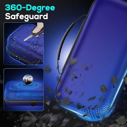 Charge-Inside Carrying Case for 2025, OLED, and Standard Game Consoles