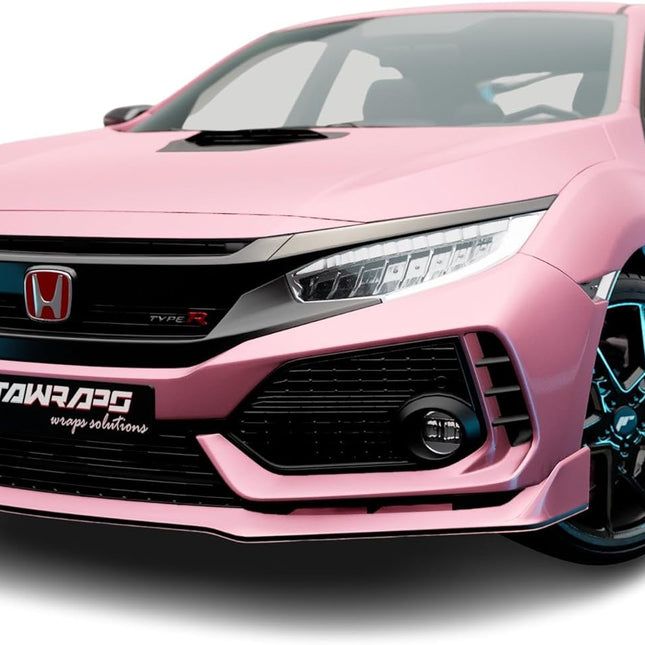 SW900 Matte Pink Metallic Vinyl Wrap Sample 3 in x 5 in