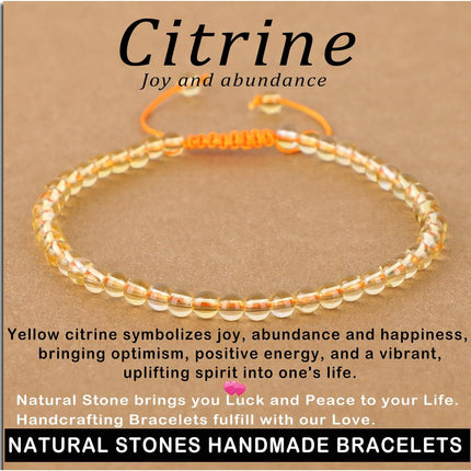 Customizable Beaded Macrame Bracelet