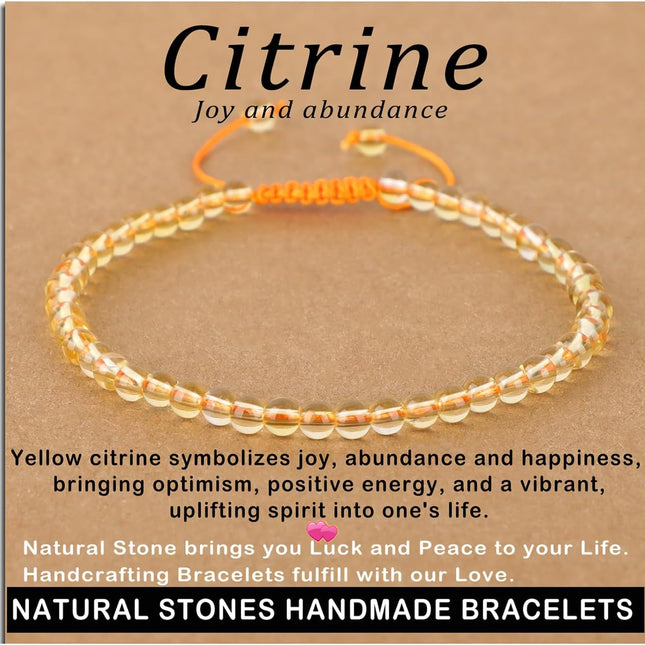 Customizable Beaded Macrame Bracelet