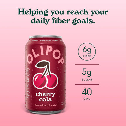 HomeChef ChefDelHogar OLIPOP Prebiotic Soda Pop, Cherry Cola, Pantry Pack Packed with Prebiotics — Kitchen & Home