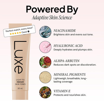Luxe Color Changing Foundation for Women (Medium) — Beauty & Self-Care