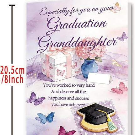 SourceToHome FuenteACasa OJsensai Special Granddaughter Graduation Card for her — Home & Lifestyle