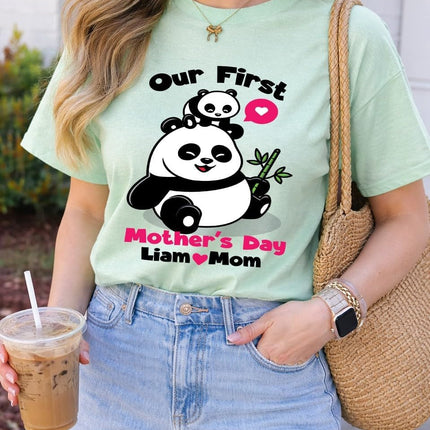 Customizable First Mom Personalized Mama Shirt