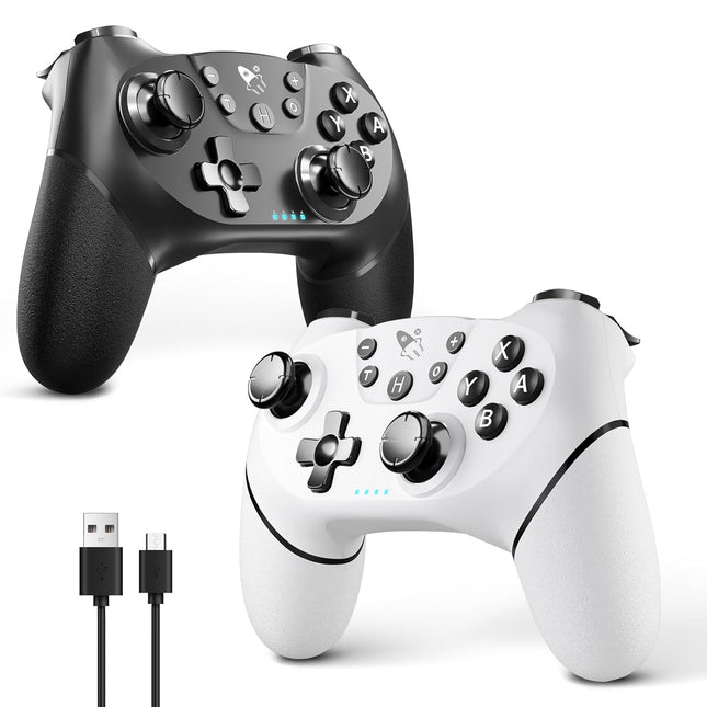 2-Pack Wireless Controllers for Console and PC Gaming