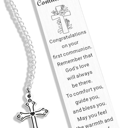 First Holy Communion Bookmark Gift for Girls and Boys