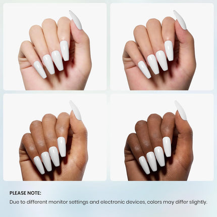 White Soak Off UV Gel Nail Polish, 15ml