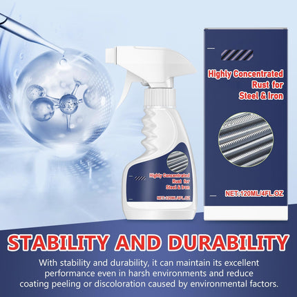 2-Piece Highly Concentrated Rust Remover for Metal