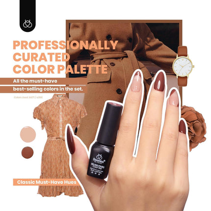 44-Piece Gel Nail Polish Set with 36 Colors