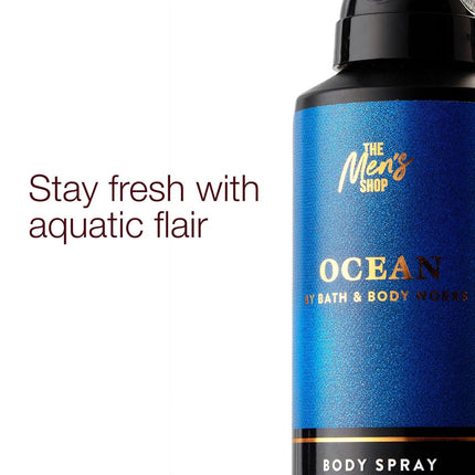 Men's Ocean Scent Body Spray, 3.7 oz, 2 Pack