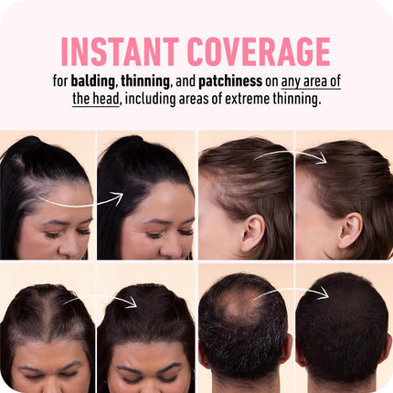 Dark Brown Water-Resistant Hairline Powder Root Touch Up