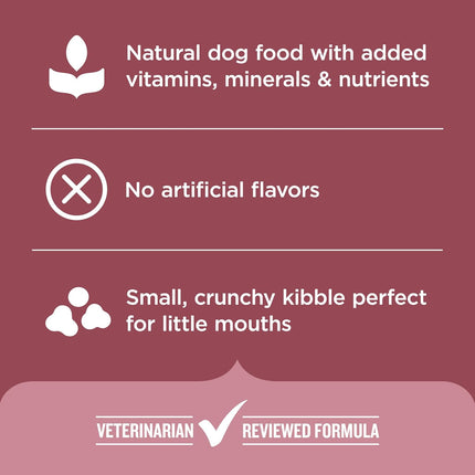 Small Breed Dry Dog Food, Real Chicken & Veggies Recipe, 5 lb Bag